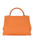 Kelly 32 In Togo Orange, back view